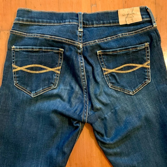 Abercrombie & Fitch Perfect Stretch Denim Blue Jeans Size 27 - Picture 6 of 10